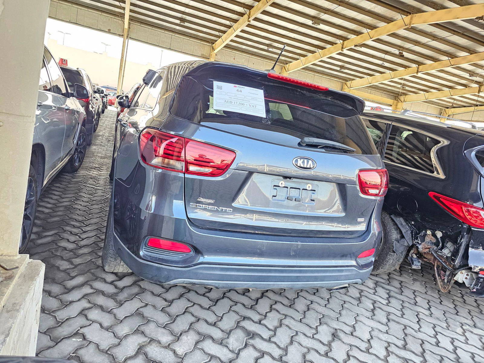2019 KIA SORENTO — 164664 Miles — Lot 3KG523343 — Souq - Marhaba Auctions Used Cars - Image 3