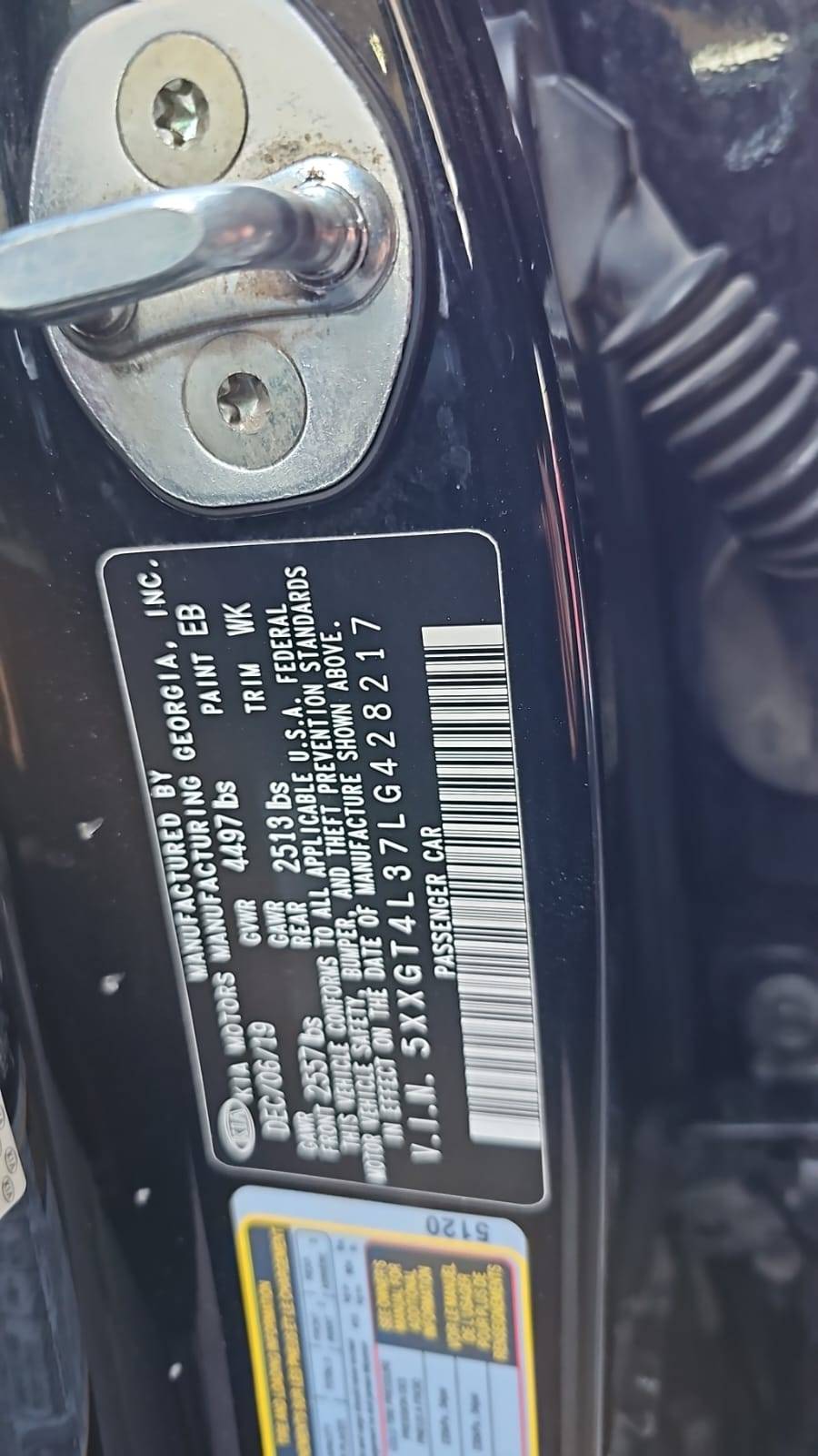 KIA OPTIMA 2020 - Marhaba Auction Used Cars - Image 6