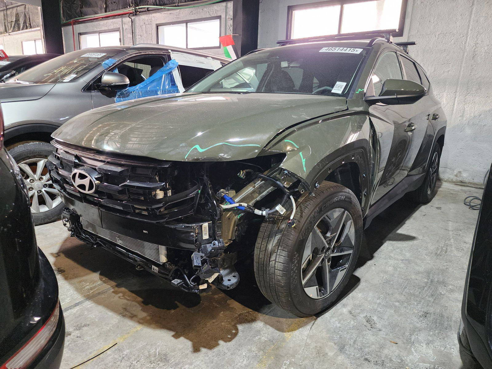 2025 HYUNDAI TUCSON — 597 Miles — Lot 46514415 — Al Quoz - Marhaba Auctions Used Cars - Image 3