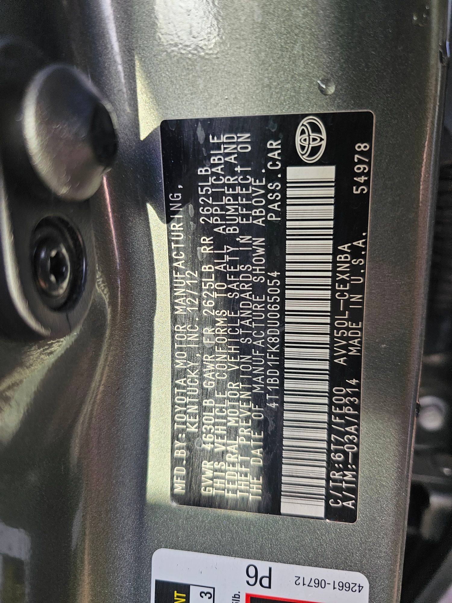 TOYOTA CAMRY 2013 - Marhaba Auction Used Cars - Image 9