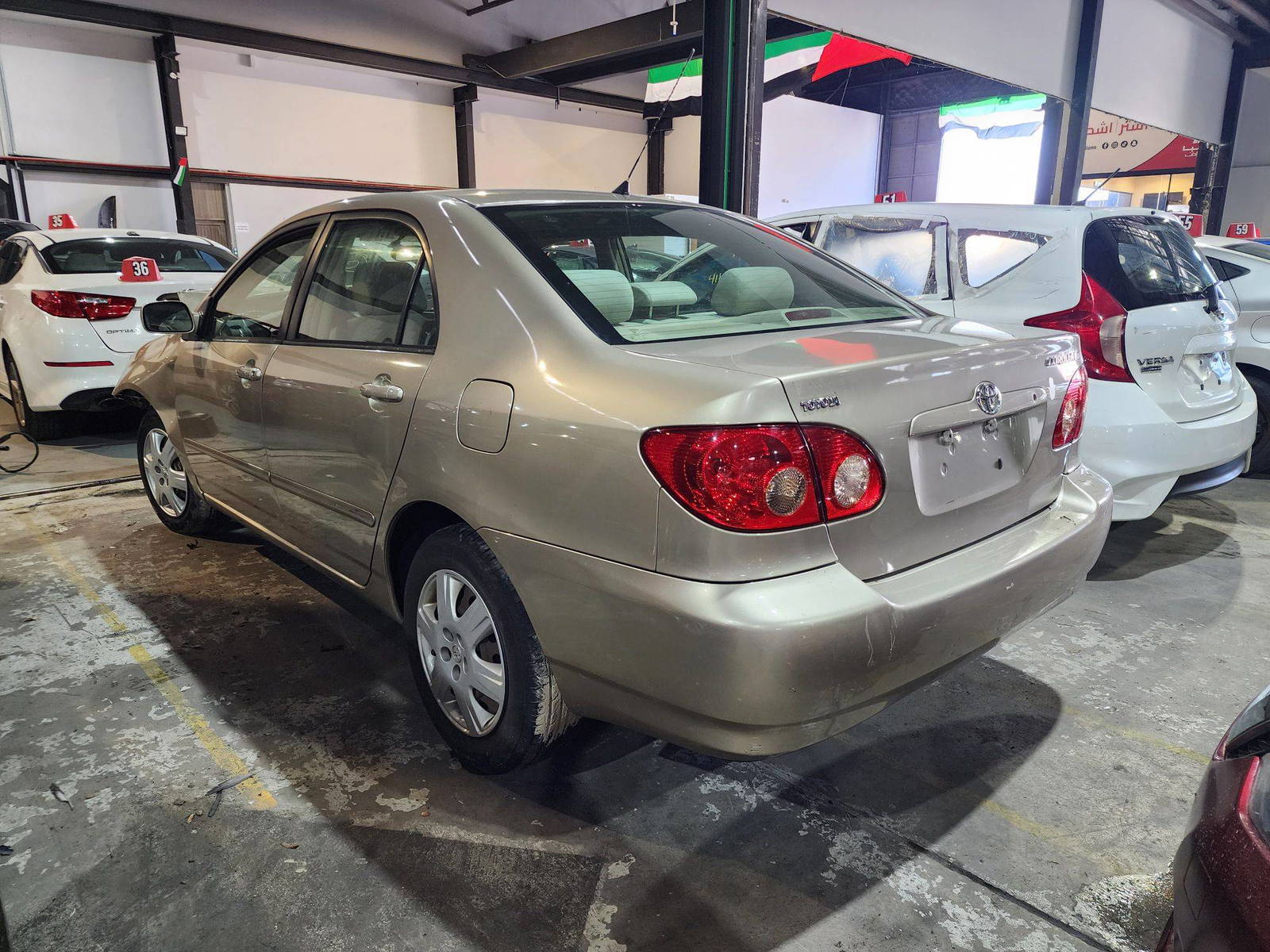 2007 TOYOTA COROLLA — 155418 Miles — Lot 40784207 — Al Quoz - Marhaba Auctions Used Cars - Image 4