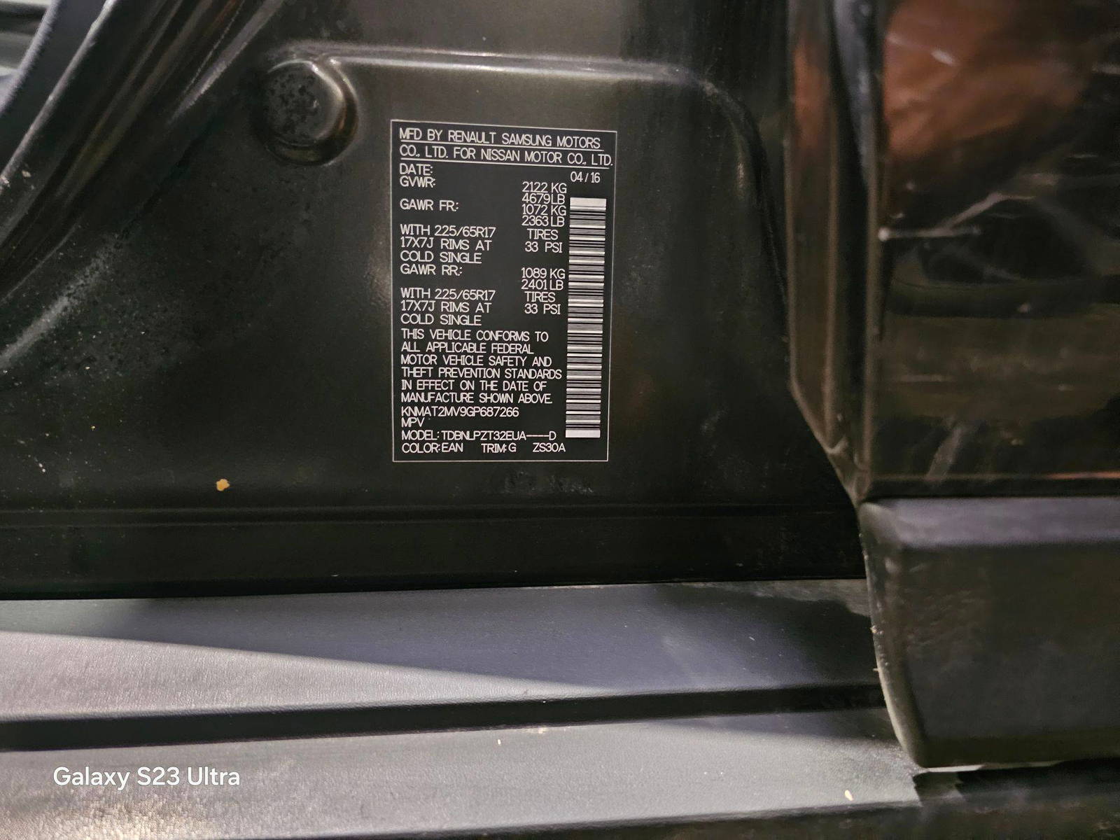 NISSAN ROGUE 2016 - Marhaba Auction Used Cars - Image 8