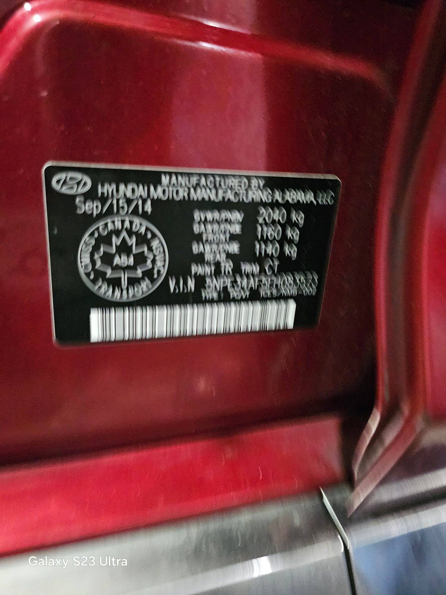 HYUNDAI SONATA 2015 - Marhaba Auction Used Cars - Image 10