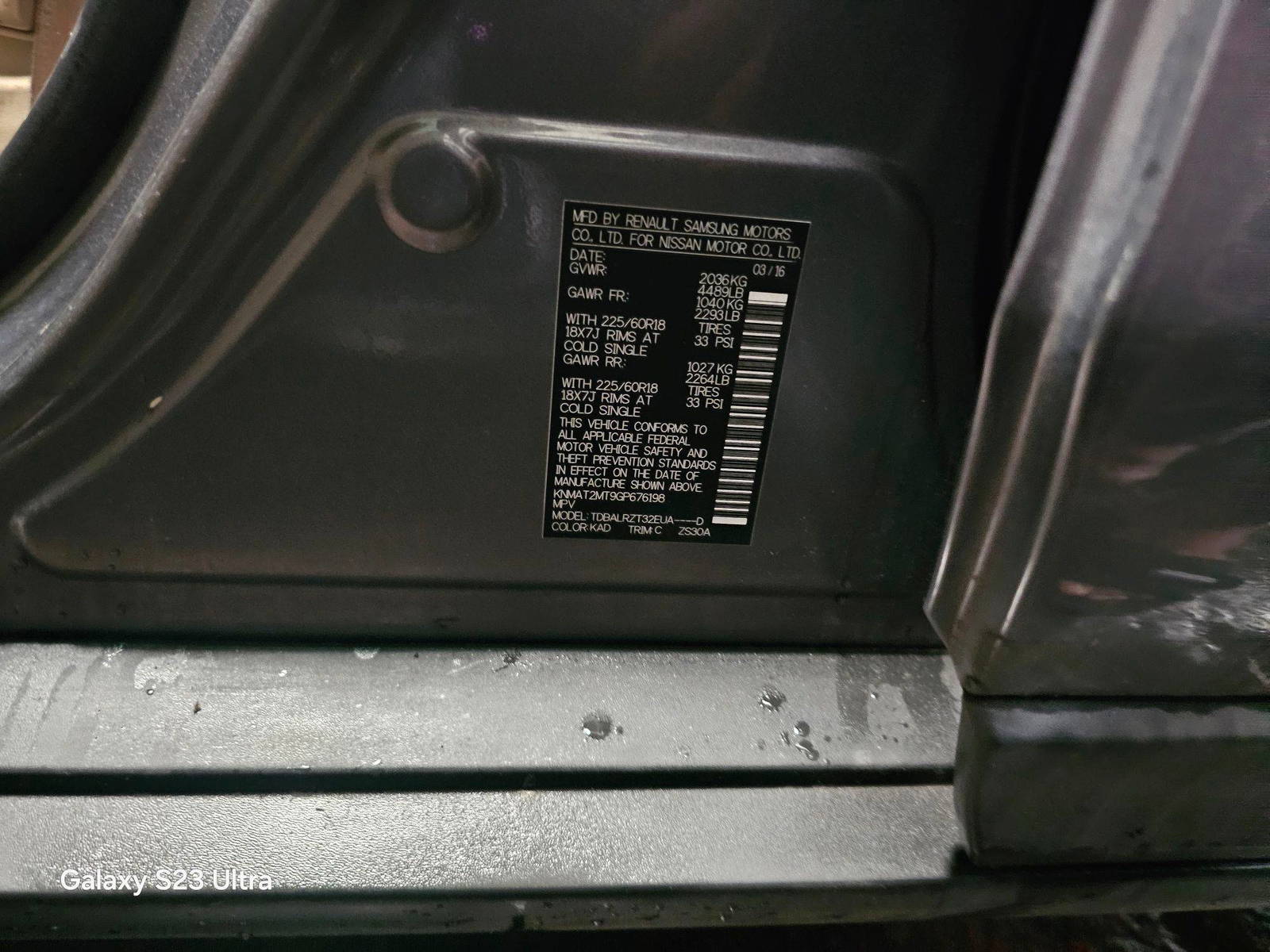 NISSAN ROGUE 2016 - Marhaba Auction Used Cars - Image 6