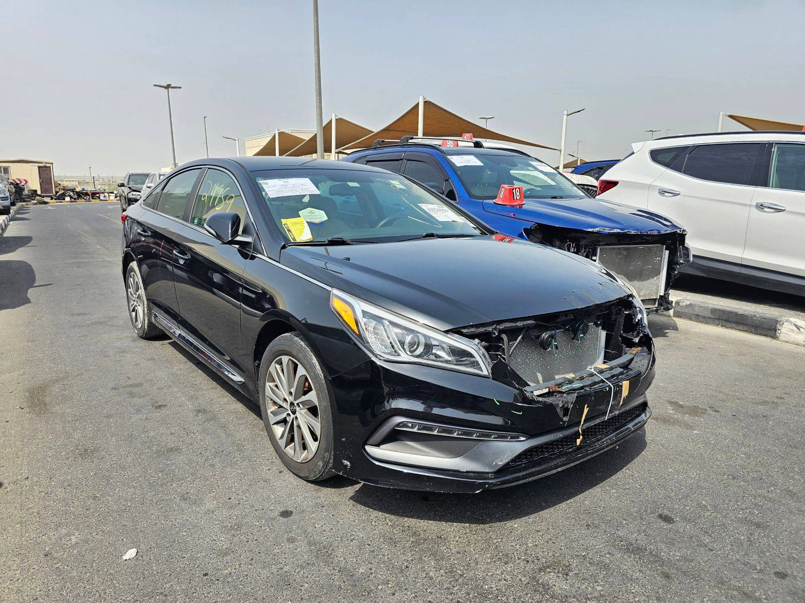 2015 HYUNDAI SONATA — 161317 Miles — Lot H063220 — Souq - Marhaba Auctions Used Cars - Image 4