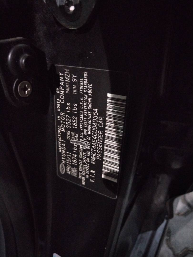 2012 HYUNDAI ACCENT — 136037 Miles — Lot 68102043 - Marhaba Auctions Used Cars - Image 7
