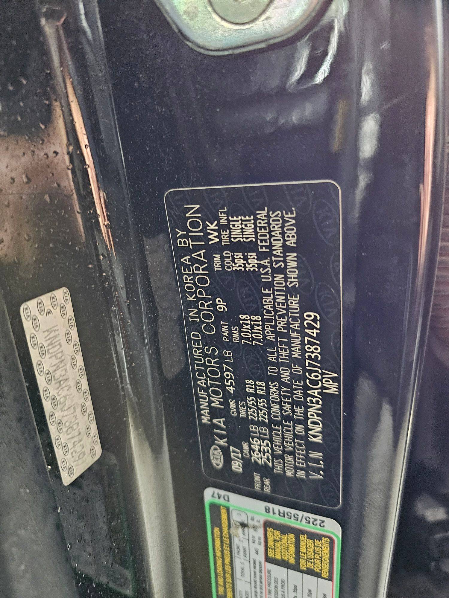 KIA SPORTAGE 2018 - Marhaba Auction Used Cars - Image 10