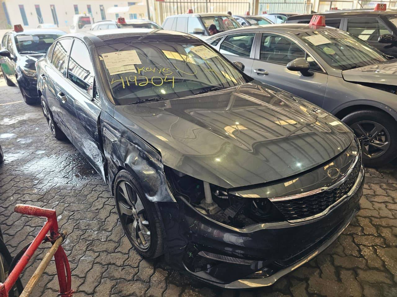 2020 KIA OPTIMA — 46237 Miles — Lot 19204 — Main - Marhaba Auctions Used Cars - Image 3