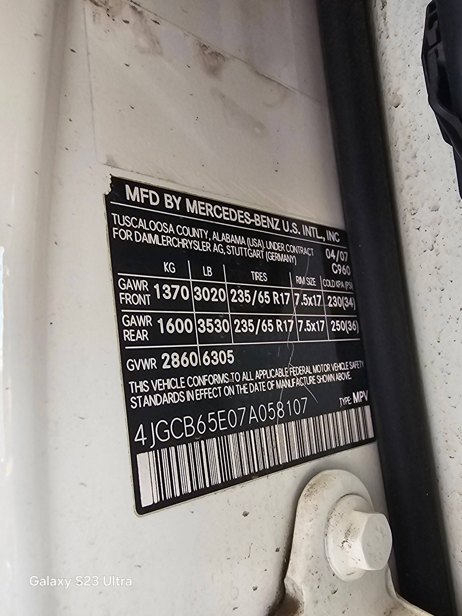 MERCEDES BENZ R 350 2007 - Marhaba Auction Used Cars - Image 9