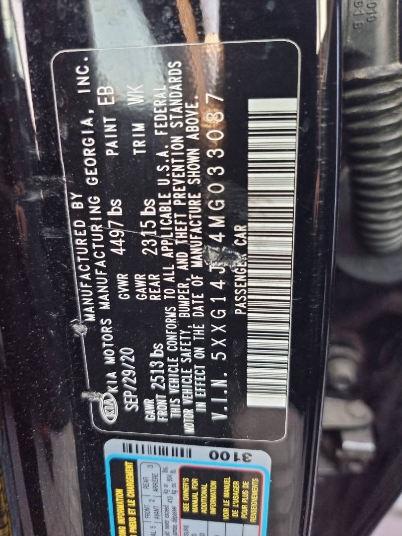 KIA K5 2021 - Marhaba Auction Used Cars - Image 8