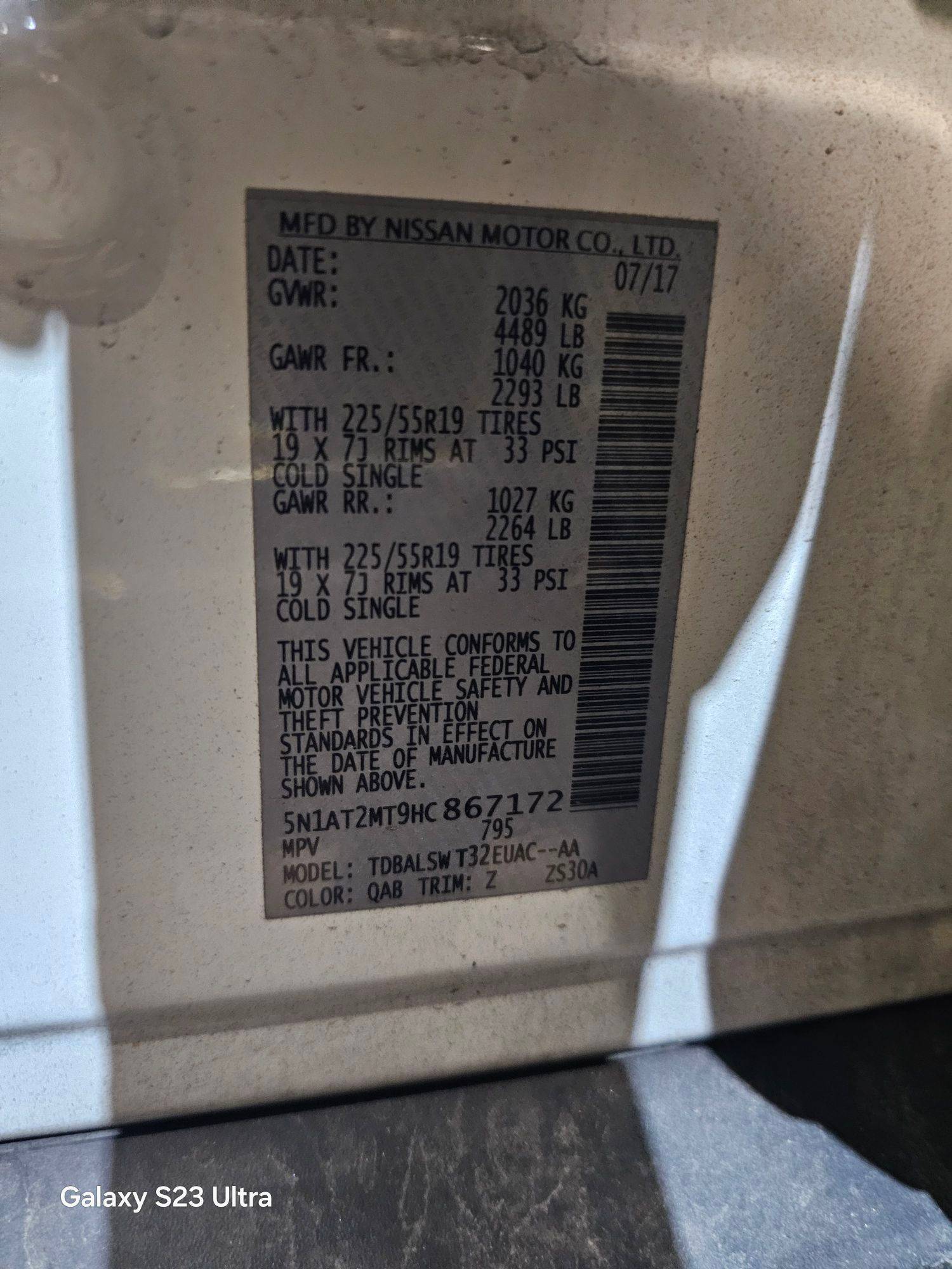 NISSAN ROGUE 2017 - Marhaba Auction Used Cars - Image 10