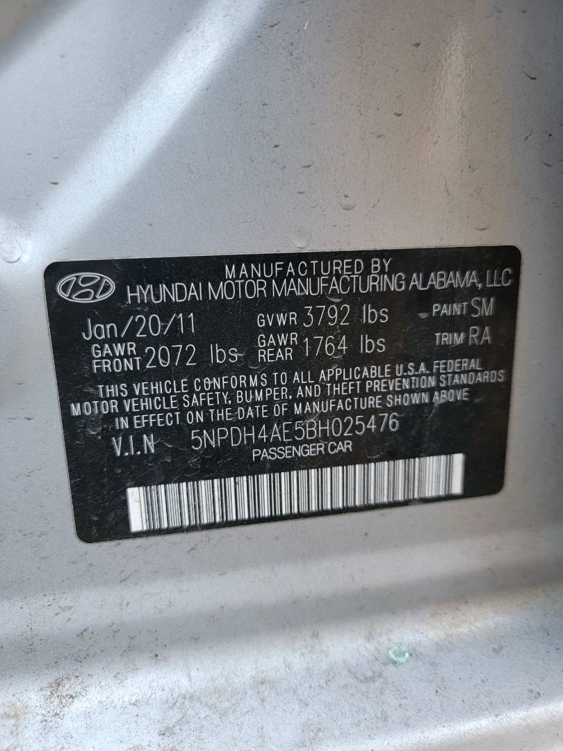 2011 HYUNDAI ELANTRA — 174532 Miles — Lot 37086684 - Marhaba Auctions Used Cars - Image 7