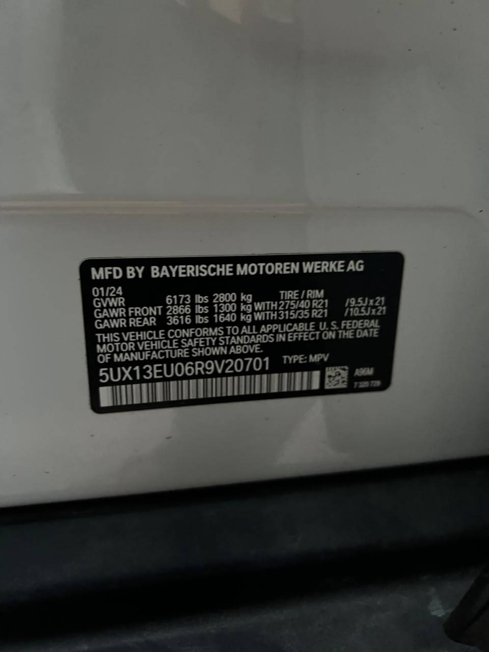2024 BMW X5 — 189 Miles — Lot 6R9V20701 - Marhaba Auctions Used Cars - Image 7