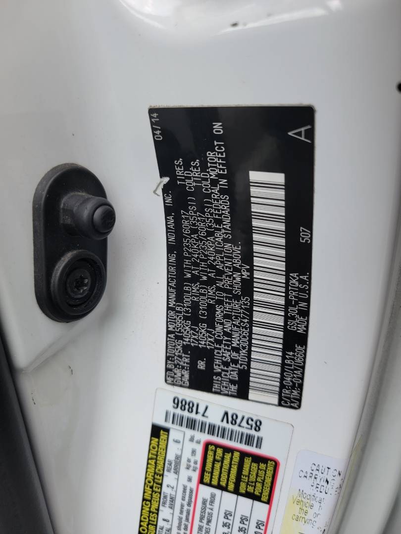 2014 TOYOTA SIENNA — 237020 Miles — Lot S477135 — Main - Marhaba Auctions Used Cars - Image 10