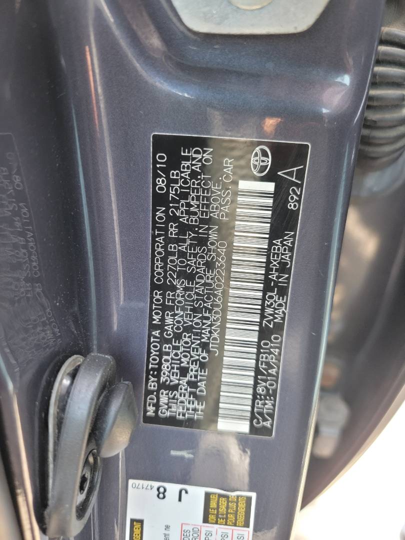 2010 TOYOTA PRIUS — 191471 Miles — Lot U6A0223640 — Main - Marhaba Auctions Used Cars - Image 11