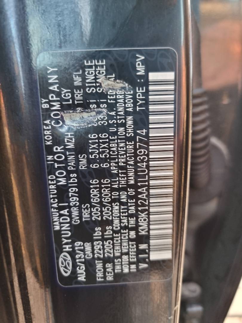 2020 HYUNDAI KONA — 82755 Miles — Lot 439774 — Main - Marhaba Auctions Used Cars - Image 9