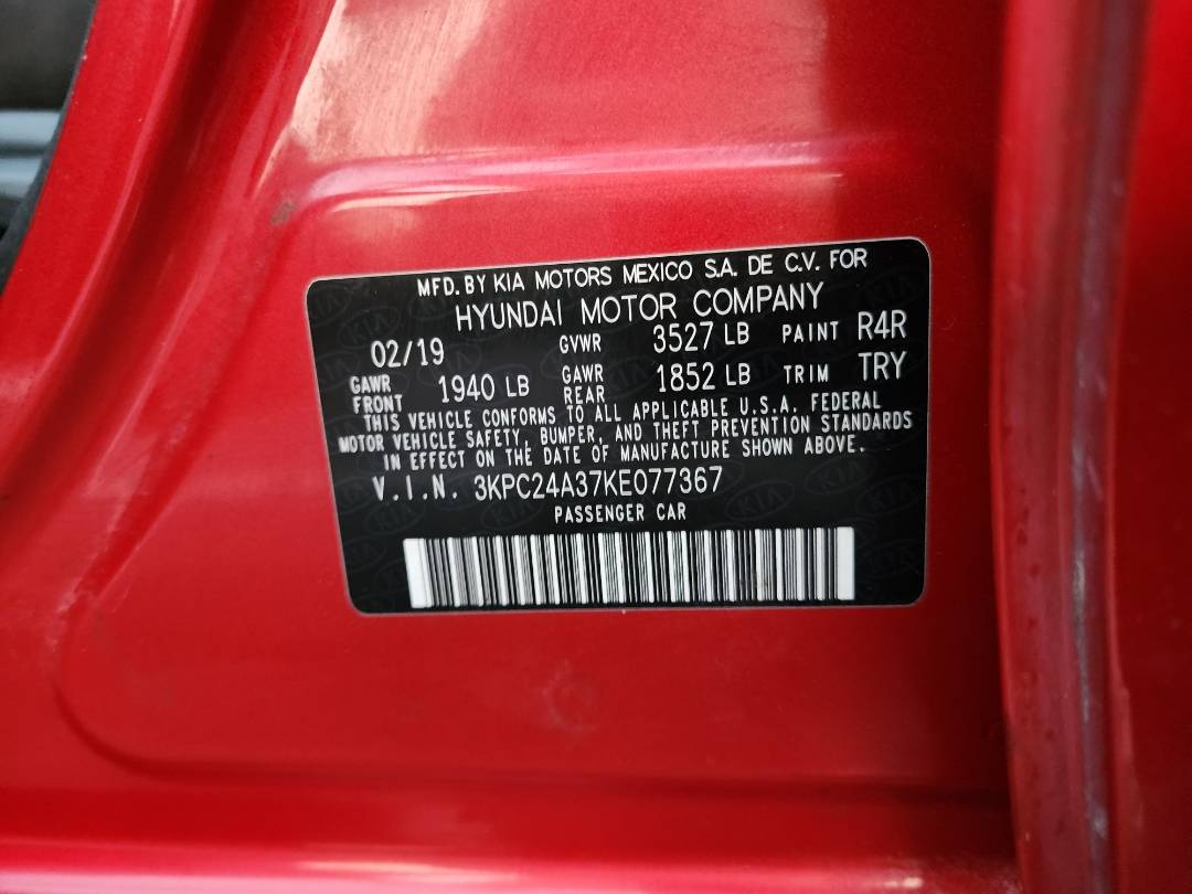 2019 HYUNDAI ACCENT — 144409 Miles — Lot 80140533 — Souq - Marhaba Auctions Used Cars - Image 12