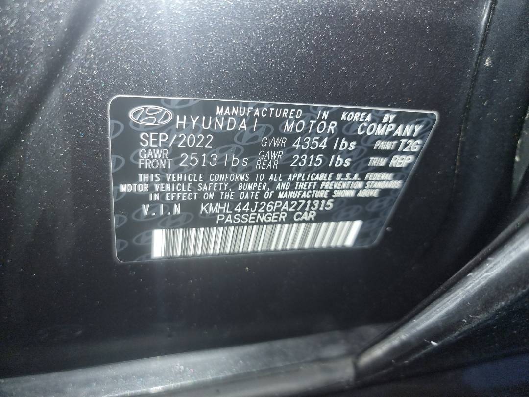 2023 HYUNDAI SONATA — 61648 Miles — Lot 271315 — Ind. 12 - Marhaba Auctions Used Cars - Image 8