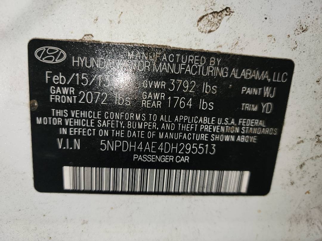 2013 HYUNDAI ELANTRA — 263012 Miles — Lot 38436008 - Marhaba Auctions Used Cars - Image 9