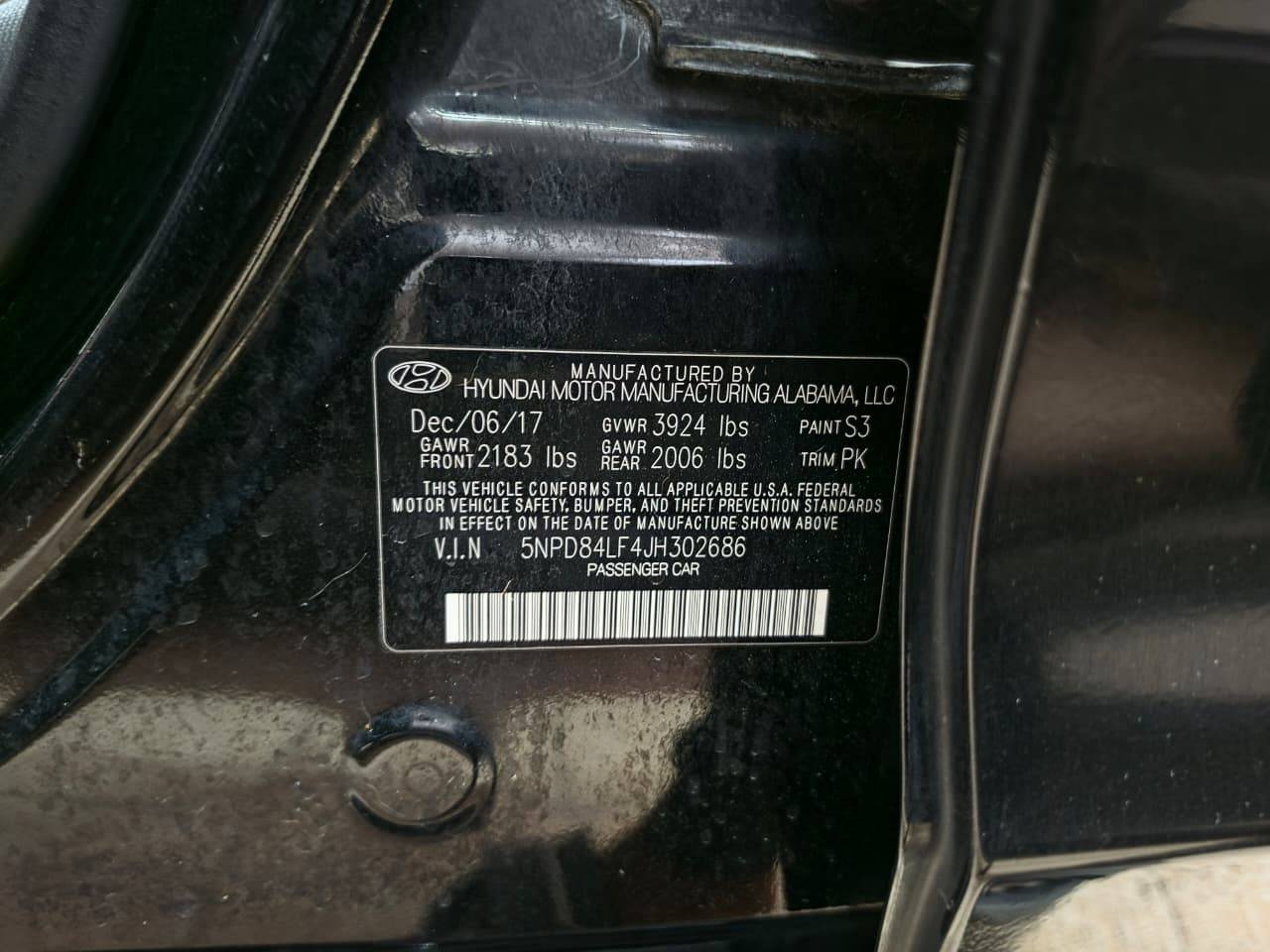 2018 HYUNDAI ELANTRA — 105433 Miles — Lot 45145205 - Marhaba Auctions Used Cars - Image 8