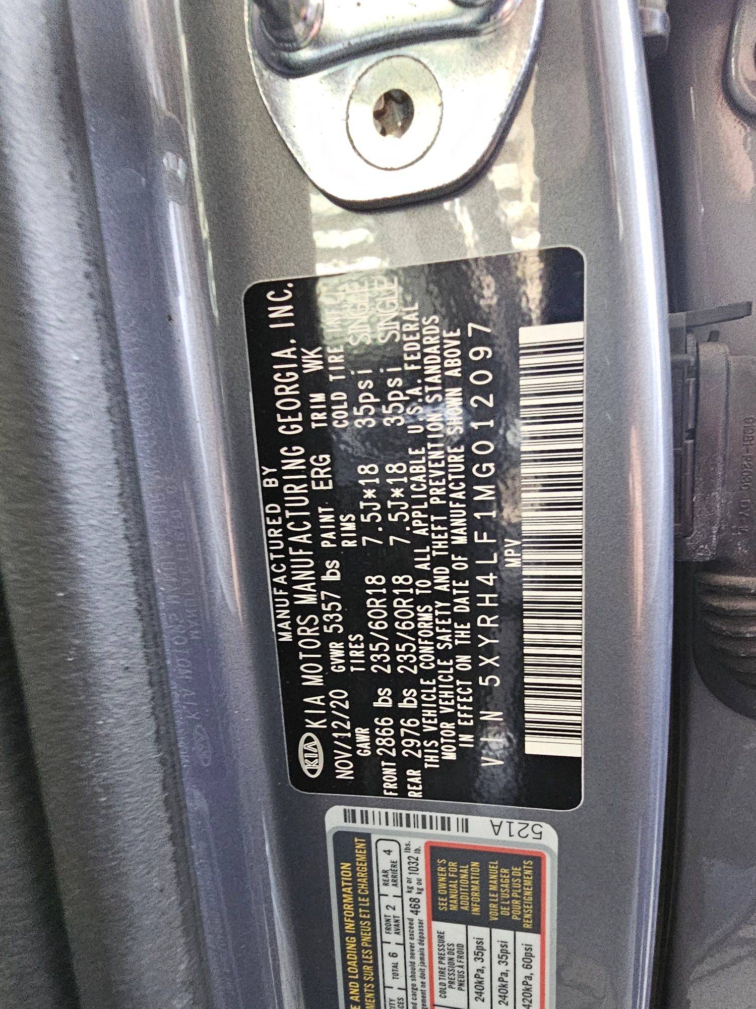 2021 KIA SORENTO — 43515 Miles — Lot F1MG012097 — Ind. 12 - Marhaba Auctions Used Cars - Image 9