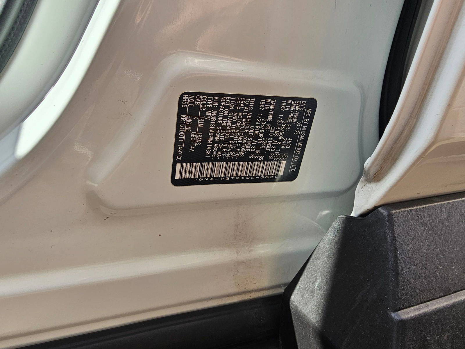 NISSAN ROGUE 2023 - Marhaba Auction Used Cars - Image 9