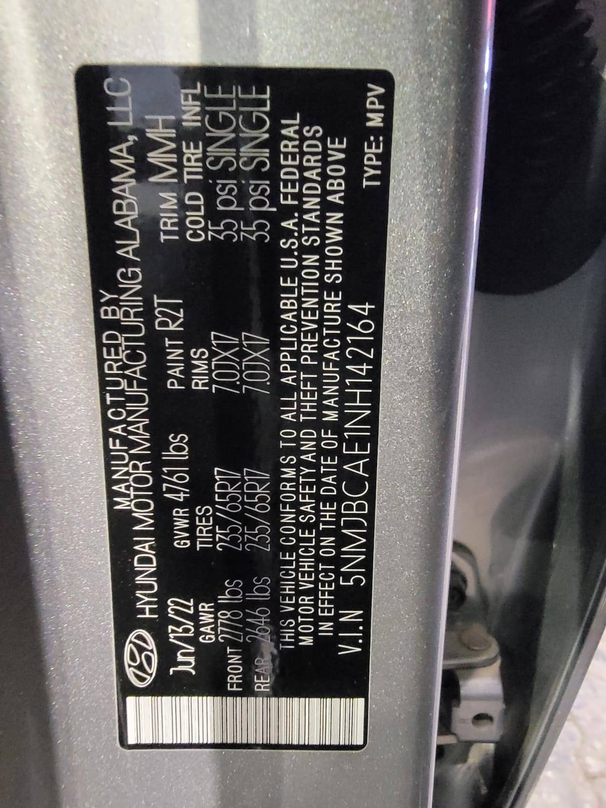 HYUNDAI TUCSON 2022 - Marhaba Auction Used Cars - Image 12