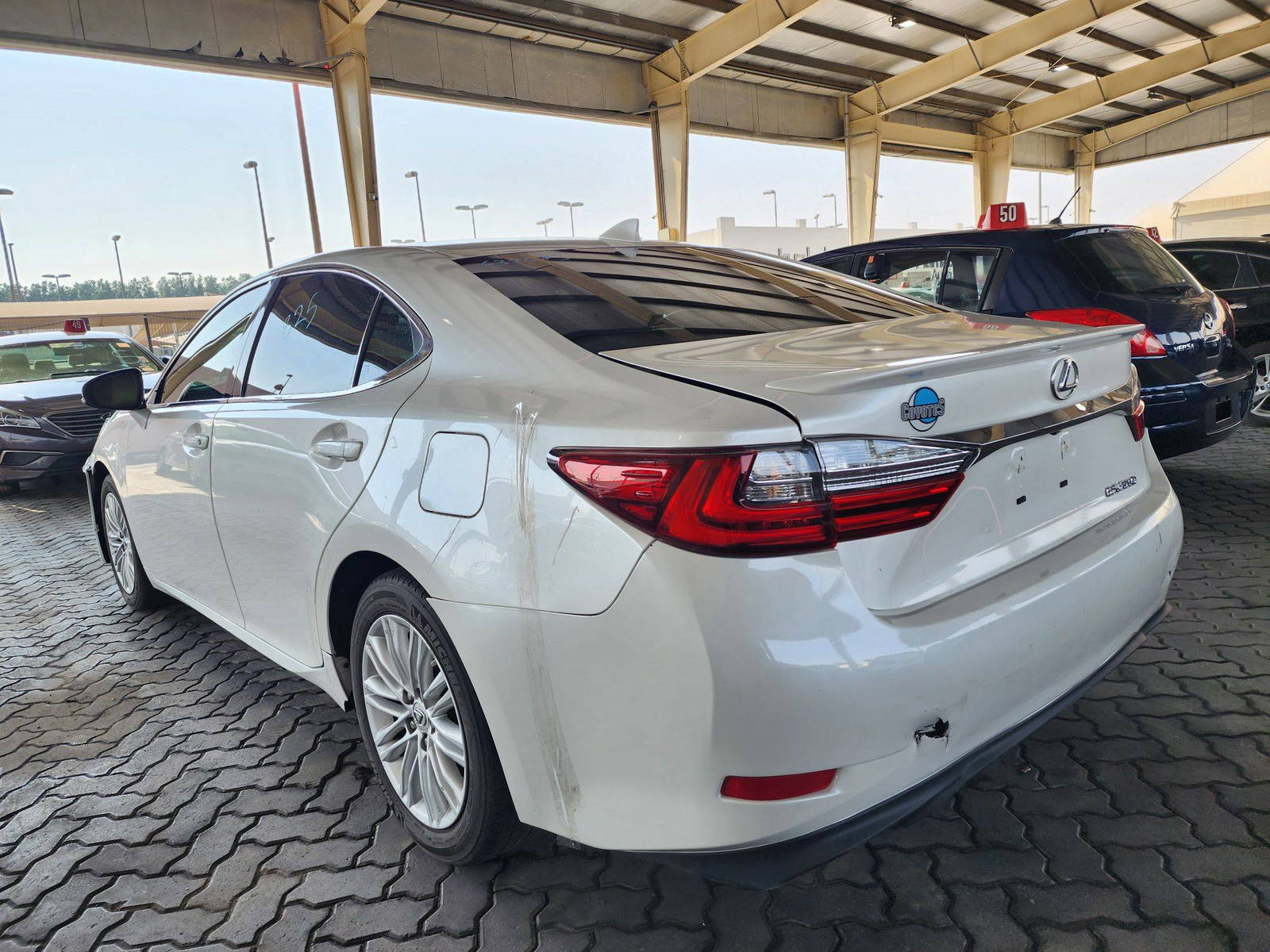 2016 LEXUS ES 350 — 90784 Miles — Lot GU015998 — Ind. 12 - Marhaba Auctions Used Cars - Image 3