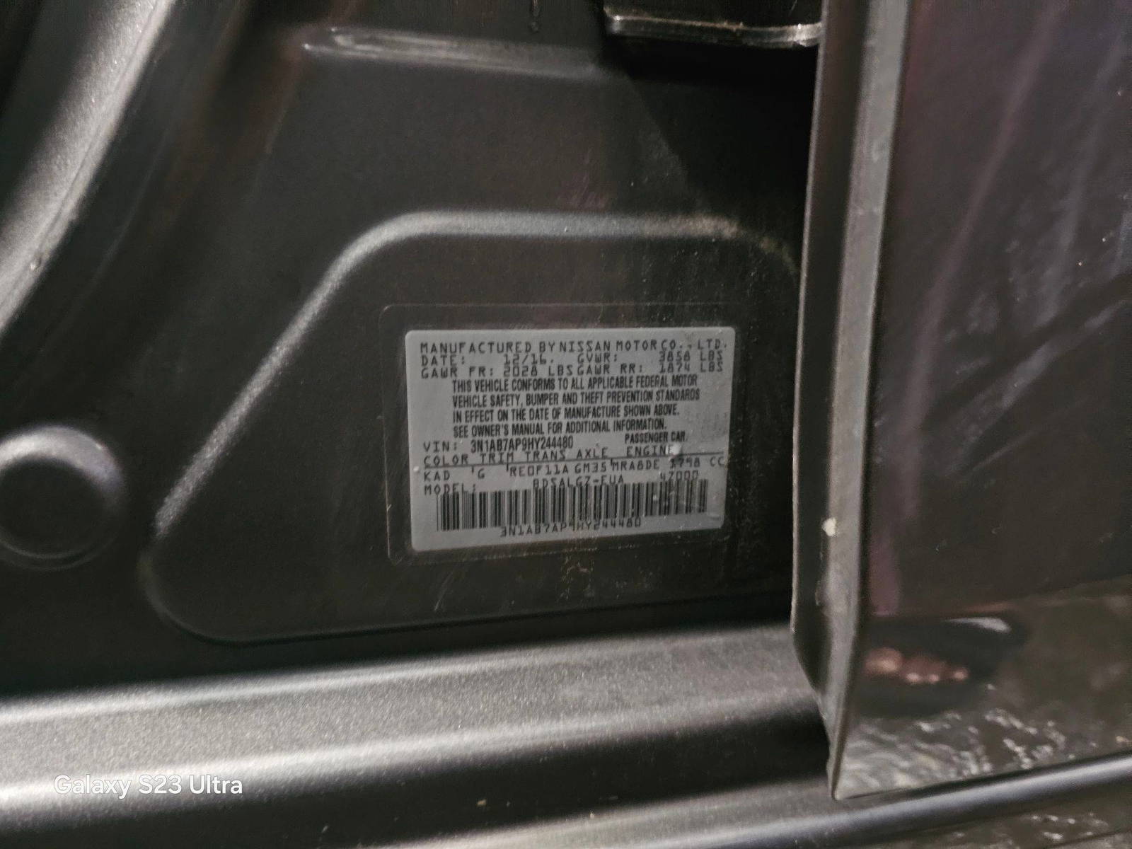 NISSAN SENTRA 2017 - Marhaba Auction Used Cars - Image 9