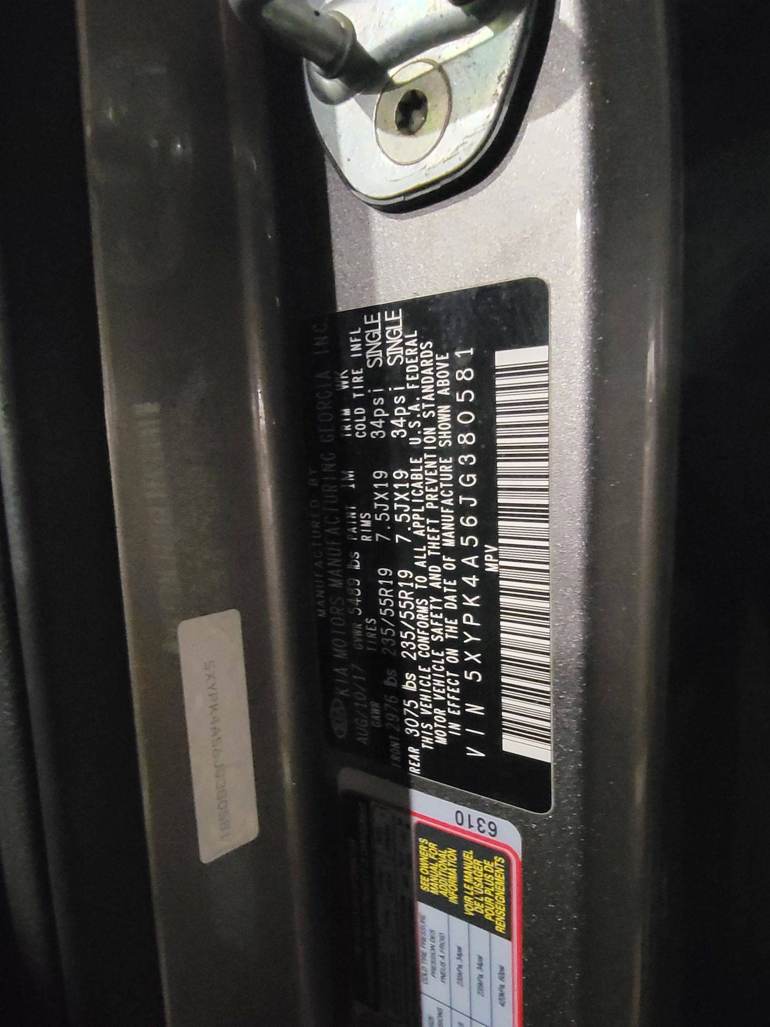 KIA SORENTO 2018 - Marhaba Auction Used Cars - Image 11