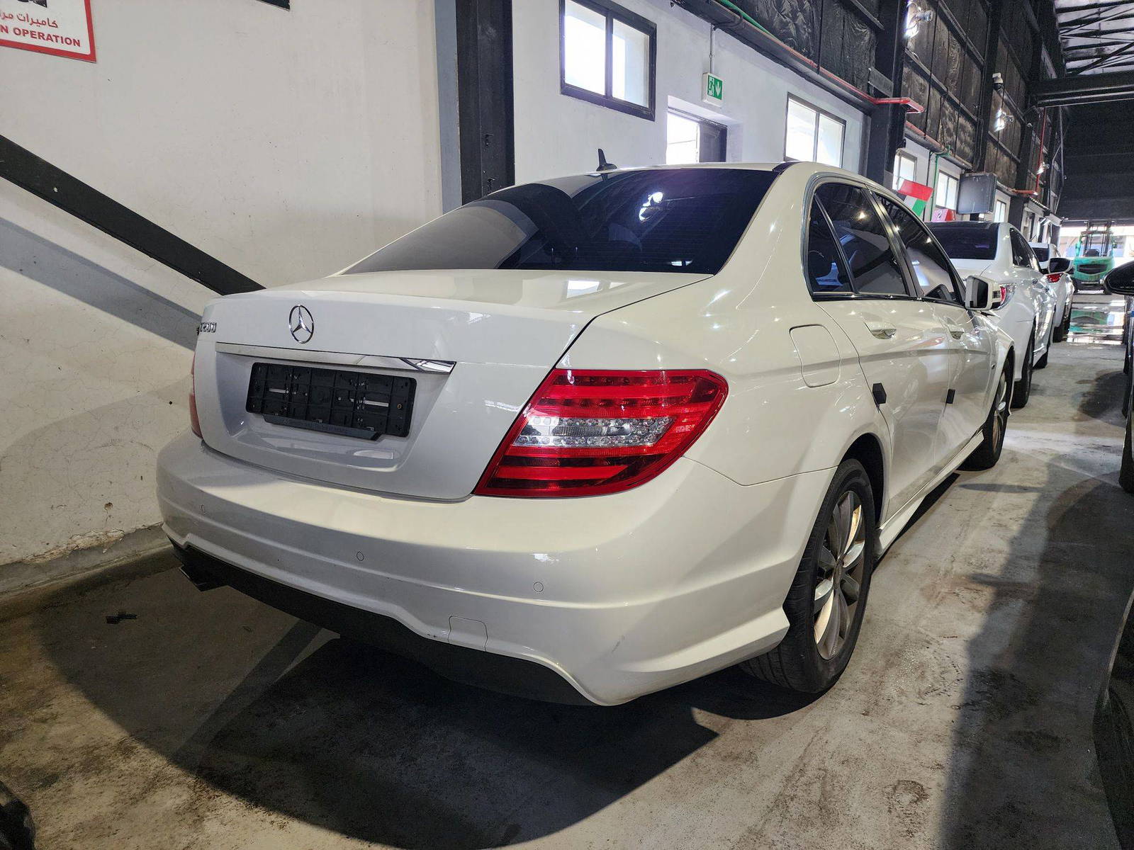 2012 MERCEDES BENZ C200 — 202897 KM — Lot 657036 — Al Quoz - Marhaba Auctions Used Cars - Image 3