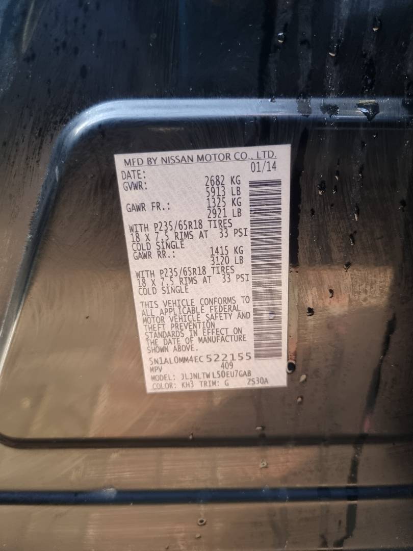 INFINITI QX60 2014 - Marhaba Auction Used Cars - Image 9