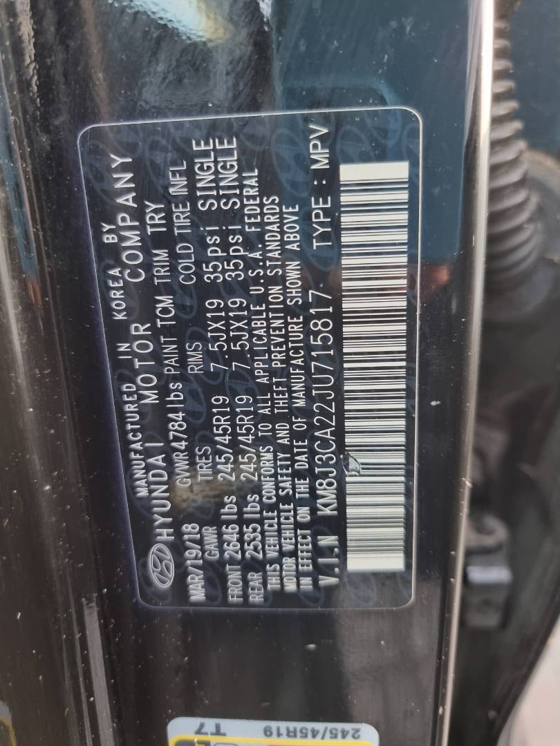 HYUNDAI TUCSON 2018 - Marhaba Auction Used Cars - Image 10