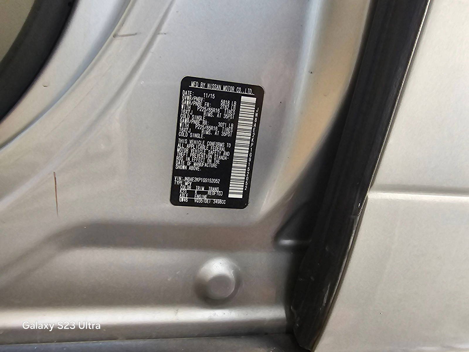 NISSAN QUEST 2016 - Marhaba Auction Used Cars - Image 9