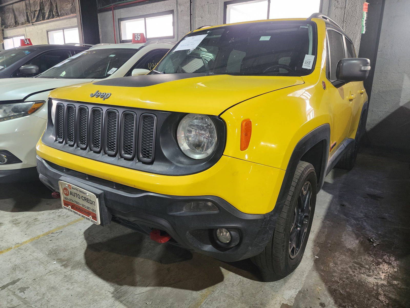 2016 JEEP RENEGADE LATITUDE — 118093 Miles — Lot 97554 — Al Quoz - Marhaba Auctions Used Cars - Image 3