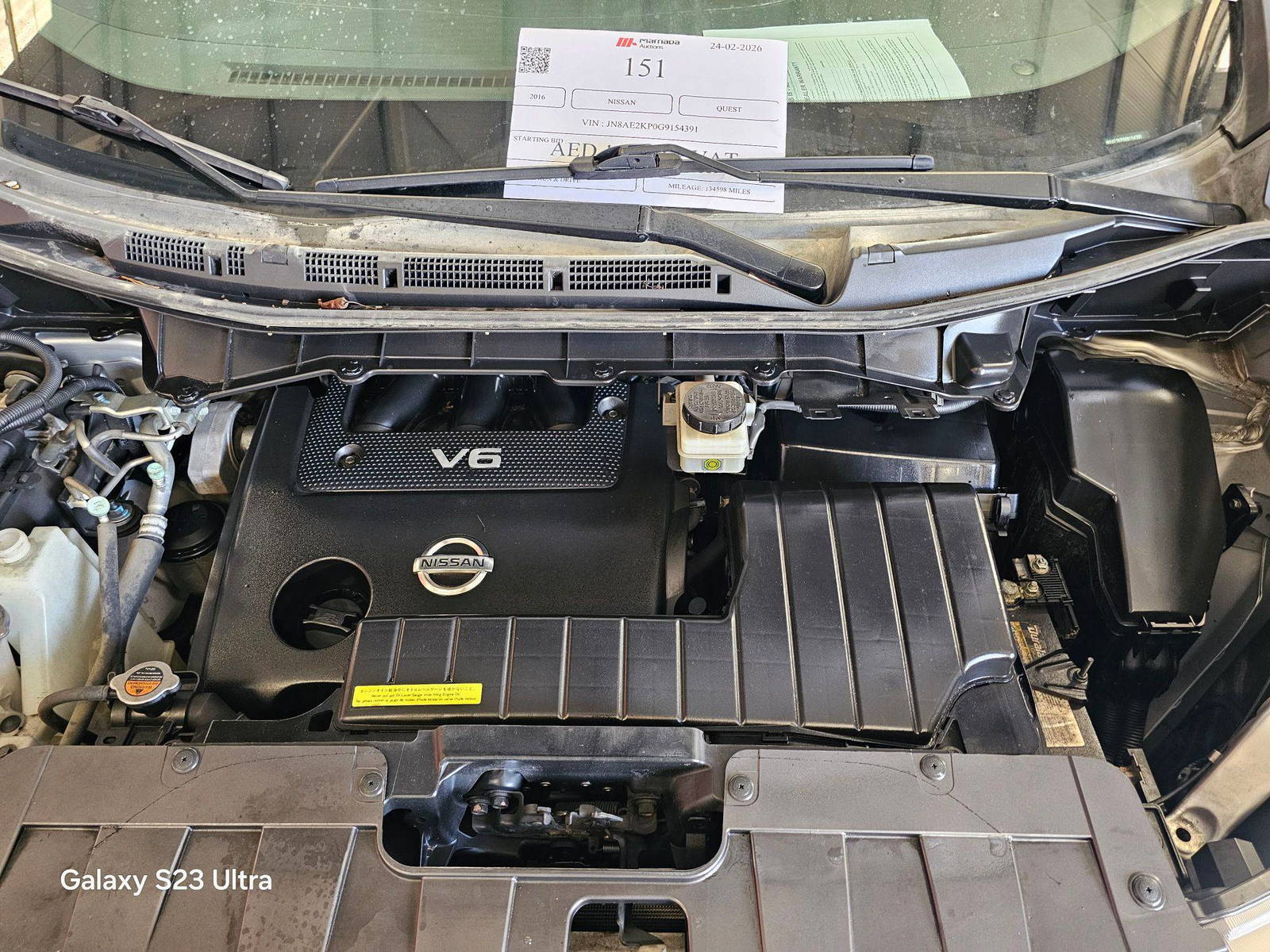 2016 NISSAN QUEST — 134598 Miles — Lot 93744245 — Main - Marhaba Auctions Used Cars - Image 11