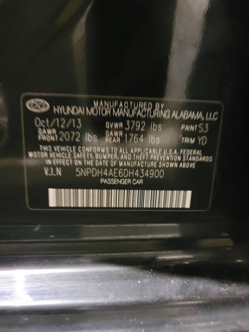 2013 HYUNDAI ELANTRA — 219035 Miles — Lot DH434900 — Main - Marhaba Auctions Used Cars - Image 10