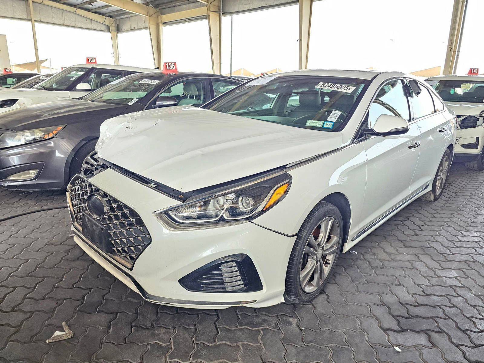 2018 HYUNDAI SONATA — 68730 Miles — Lot F6JH699615 — Souq - Marhaba Auctions Used Cars - Image 5