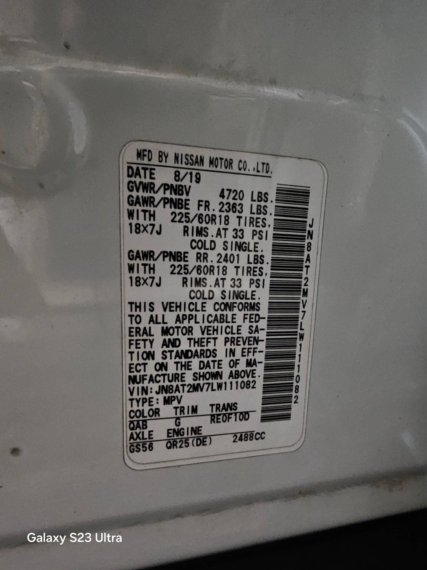 NISSAN ROGUE 2020 - Marhaba Auction Used Cars - Image 10