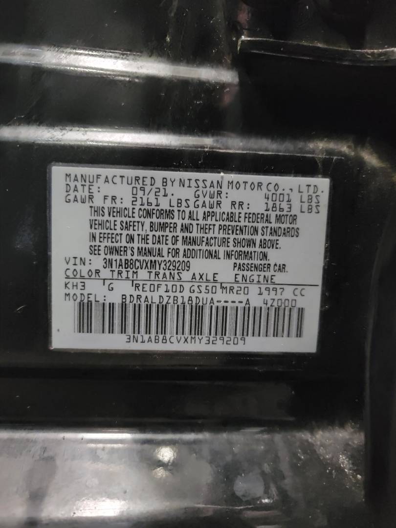 2021 NISSAN SENTRA — 49974 Miles — Lot B8CVXMY329209 — Main - Marhaba Auctions Used Cars - Image 10