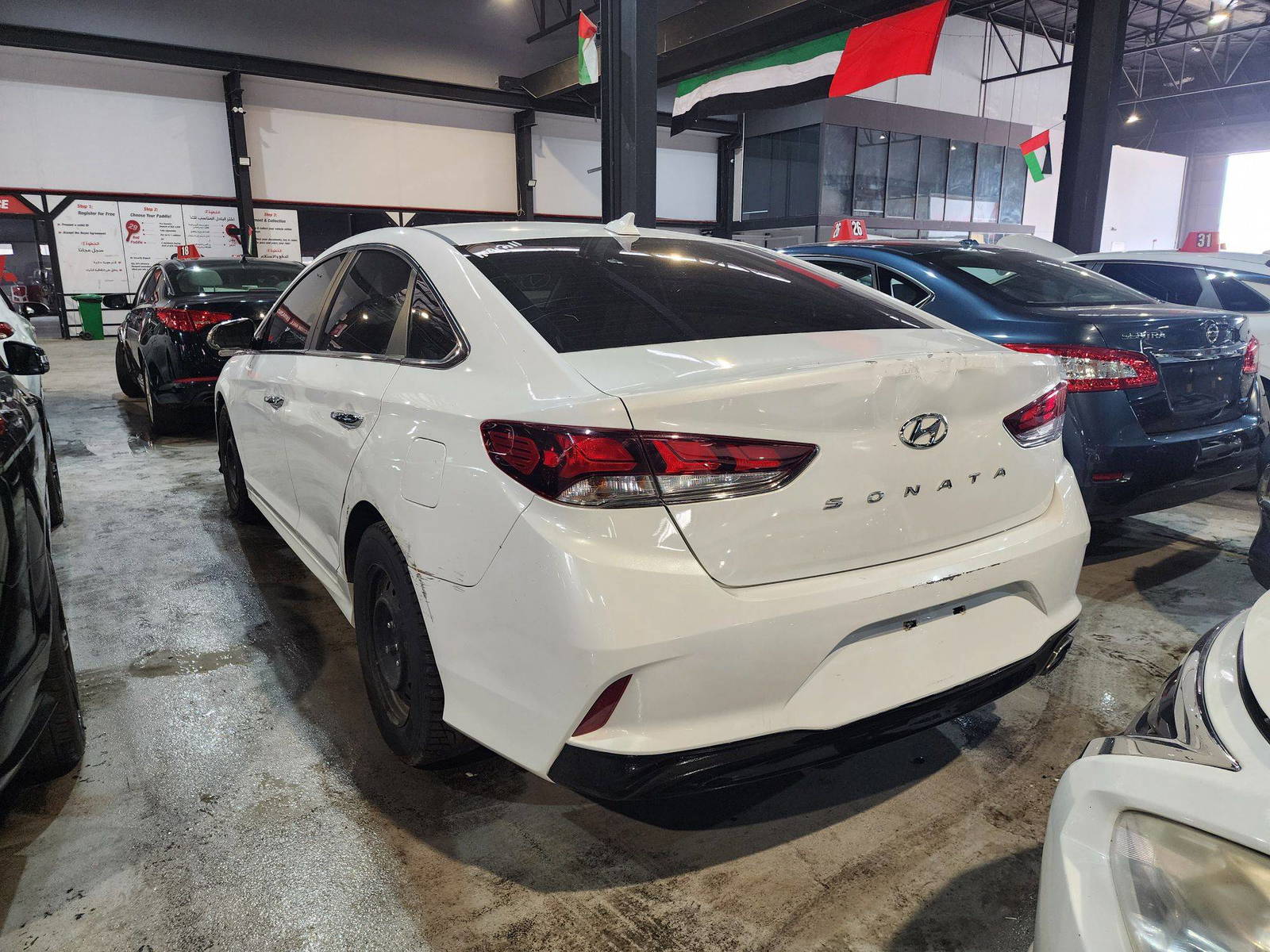 2019 HYUNDAI SONATA — 109359 KM — Lot H801646 — Main - Marhaba Auctions Used Cars - Image 3