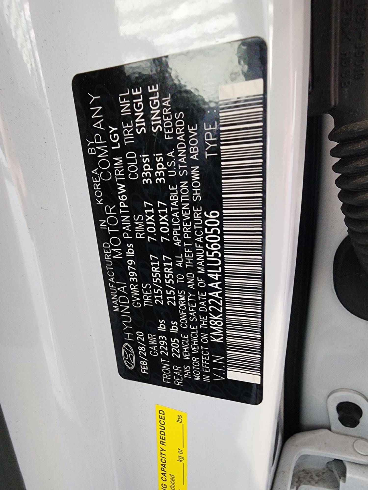 2020 HYUNDAI KONA — 36873 Miles — Lot LU560506 — Souq - Marhaba Auctions Used Cars - Image 9