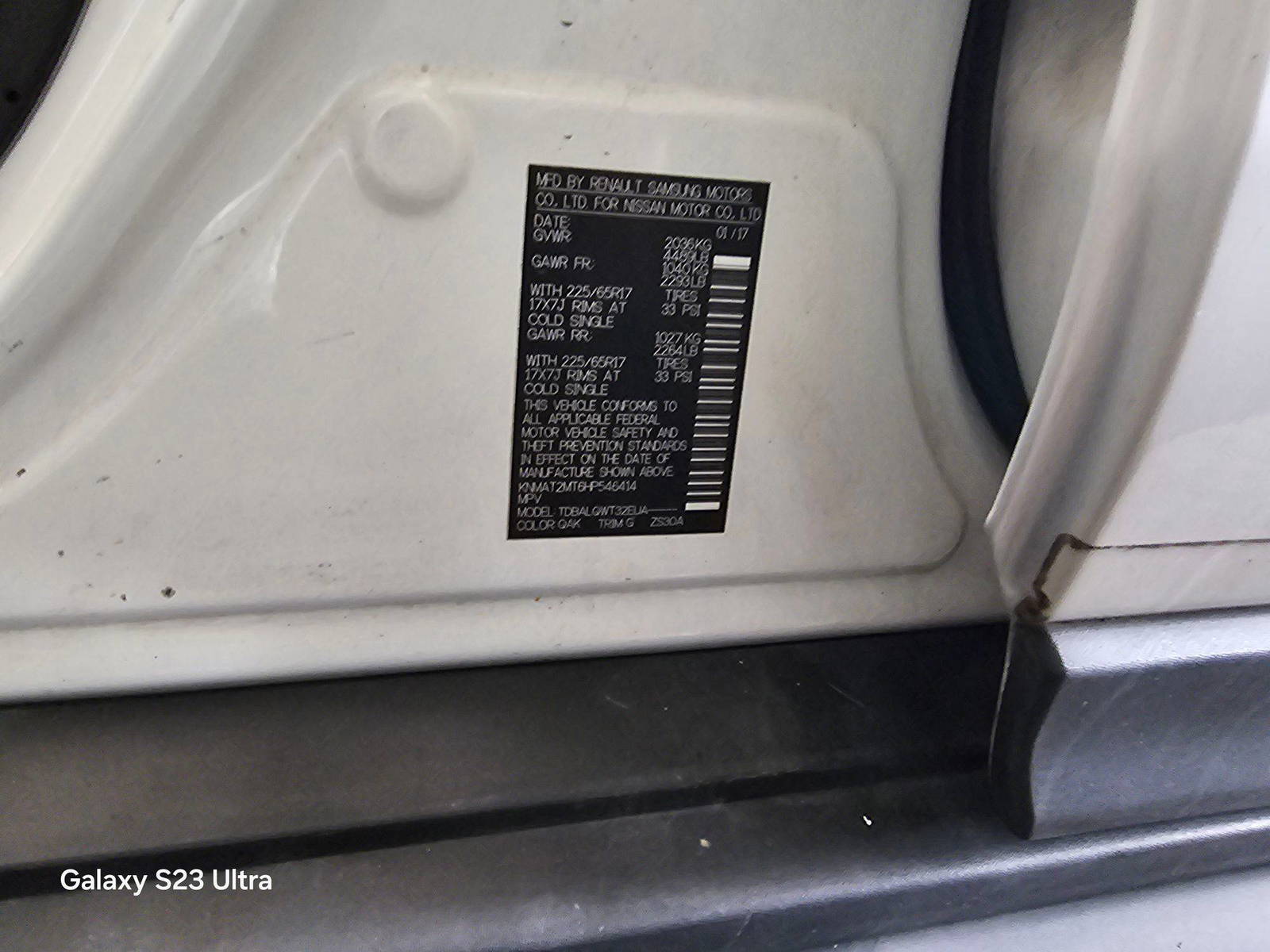 NISSAN ROGUE 2017 - Marhaba Auction Used Cars - Image 9