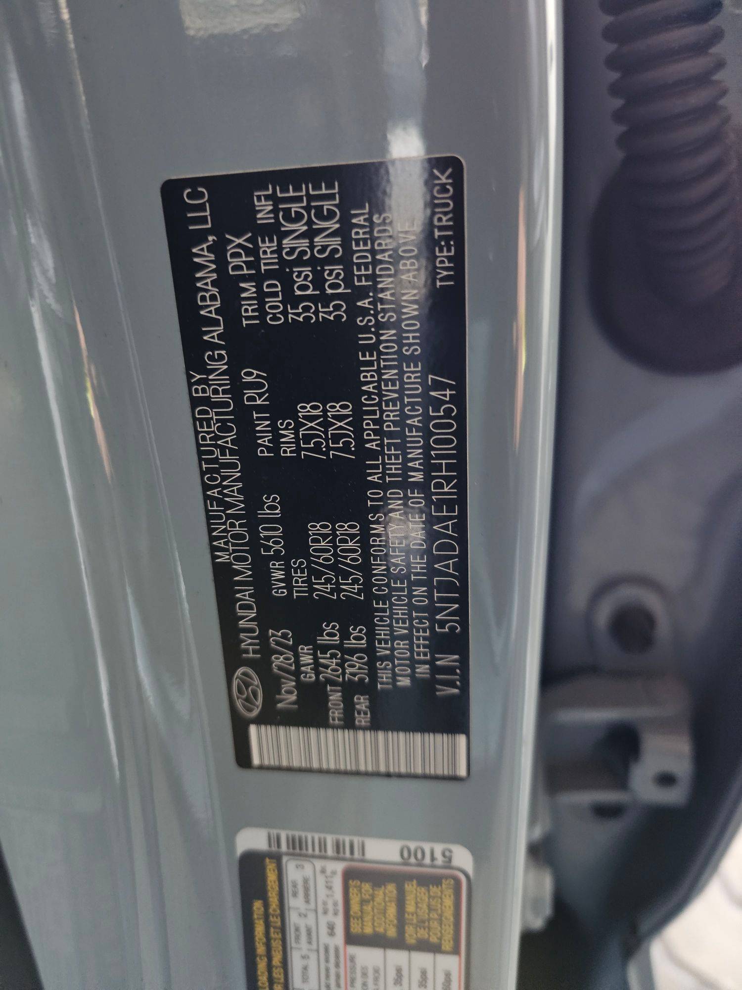 HYUNDAI SANTA CRUZ 2024 - Marhaba Auction Used Cars - Image 10