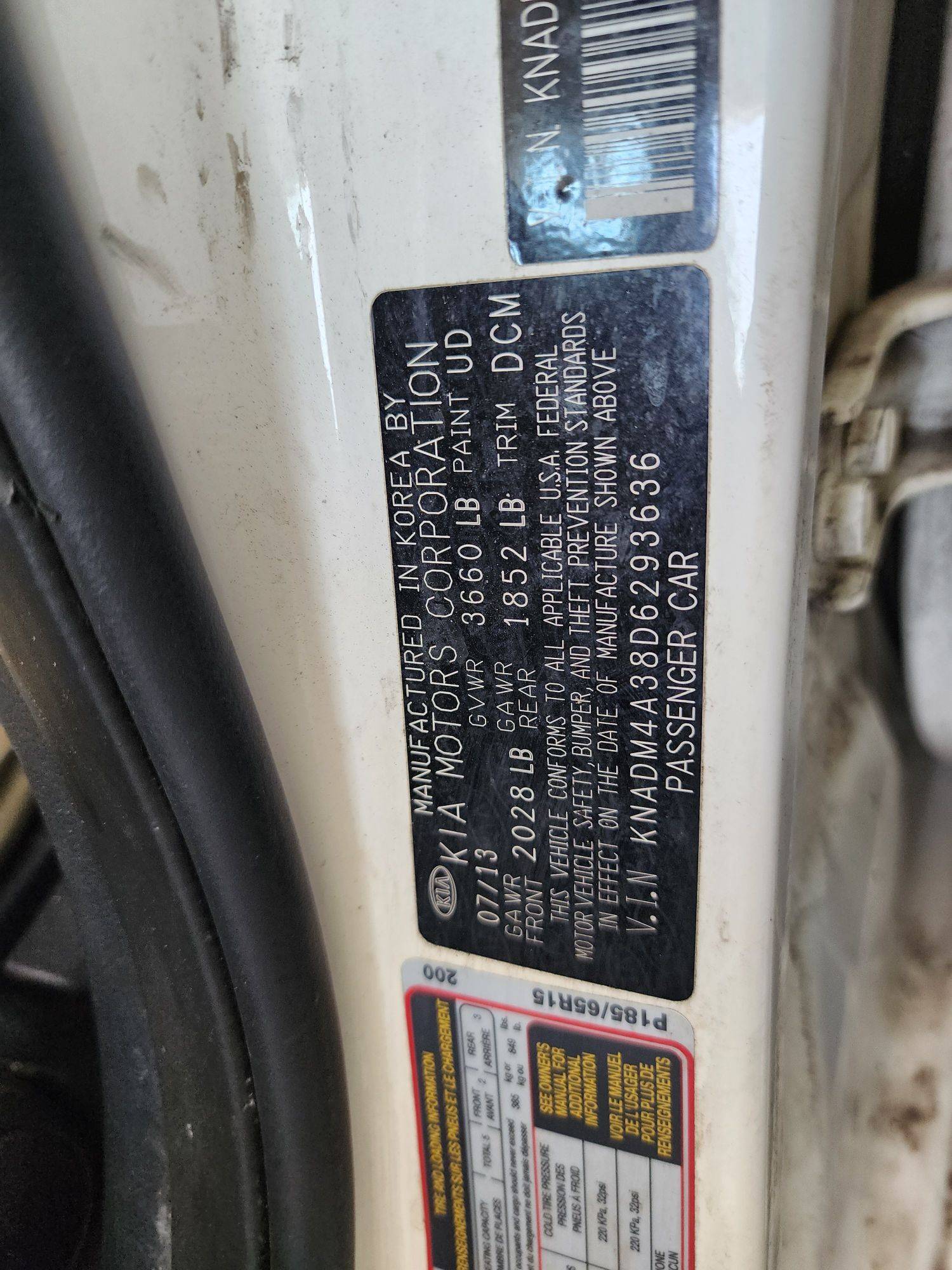 2013 KIA RIO — 155 951 Miles — Lot D6293636 — Souq - Marhaba Auctions Used Cars - Image 9