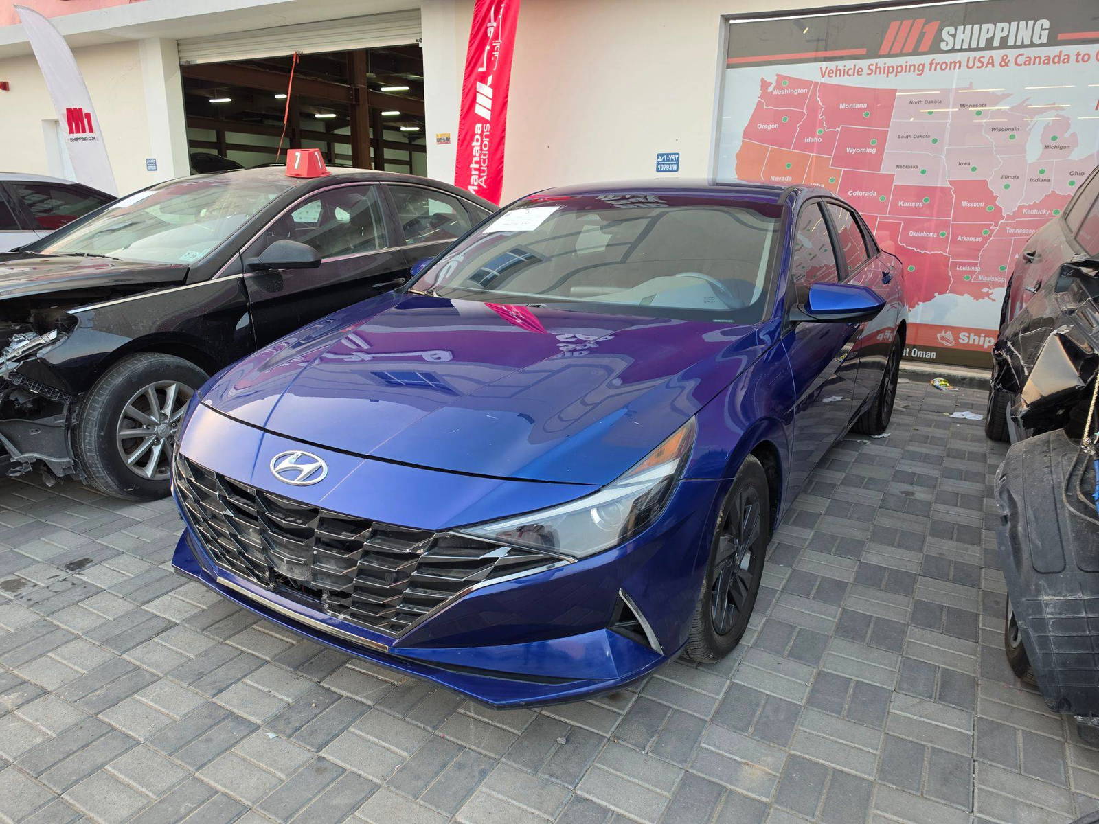 2021 HYUNDAI ELANTRA — 272621 KM — Lot U111973 - Marhaba Auctions Used Cars - Image 3