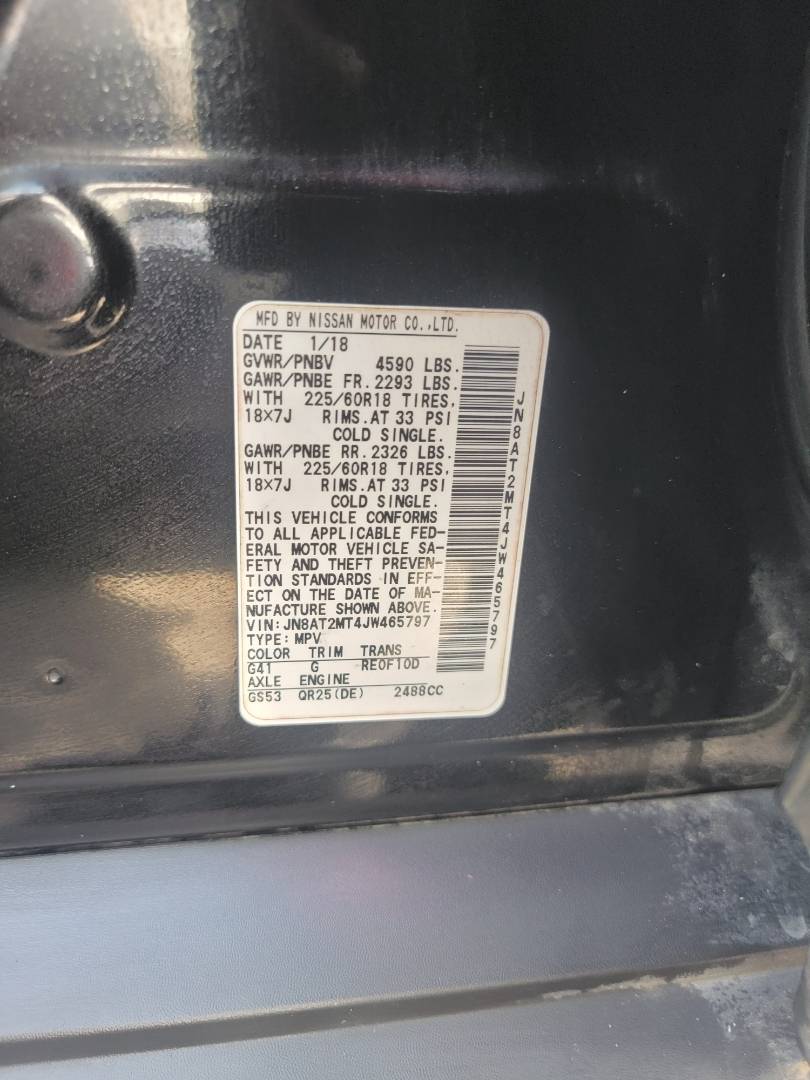 2018 NISSAN ROGUE — 130100 Miles — Lot W465797 — Main - Marhaba Auctions Used Cars - Image 9