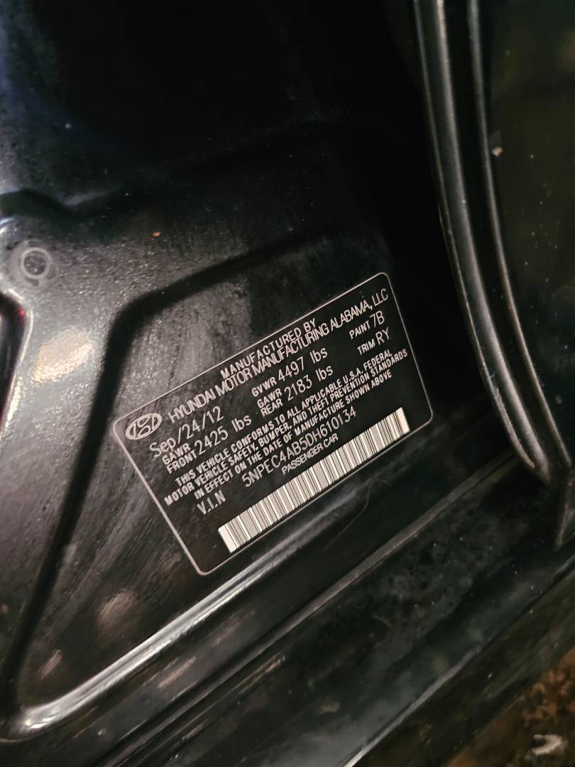 2013 HYUNDAI SONATA — 192114 Miles — Lot H610134 — Main - Marhaba Auctions Used Cars - Image 8