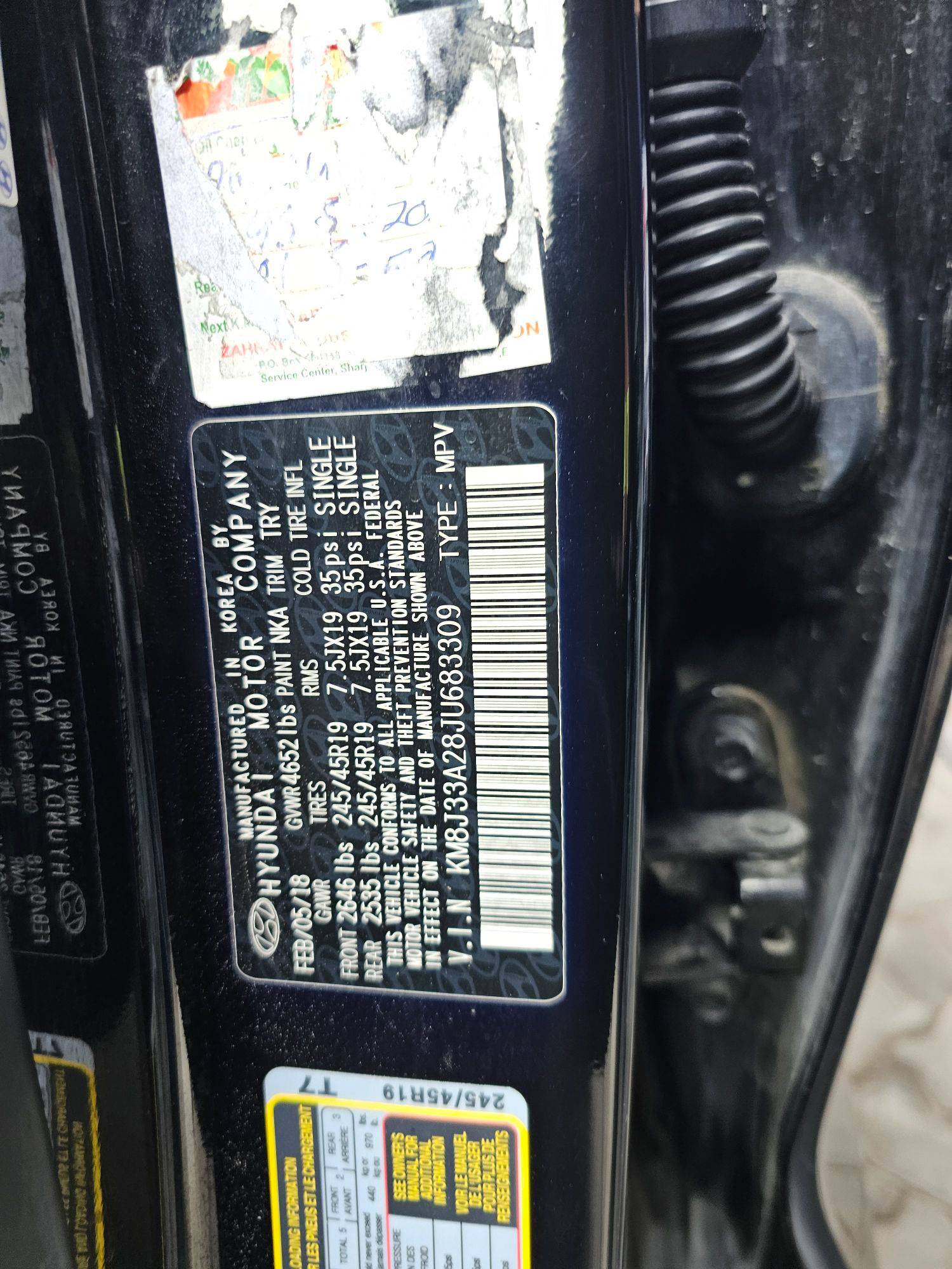 HYUNDAI TUCSON 2018 - Marhaba Auction Used Cars - Image 10