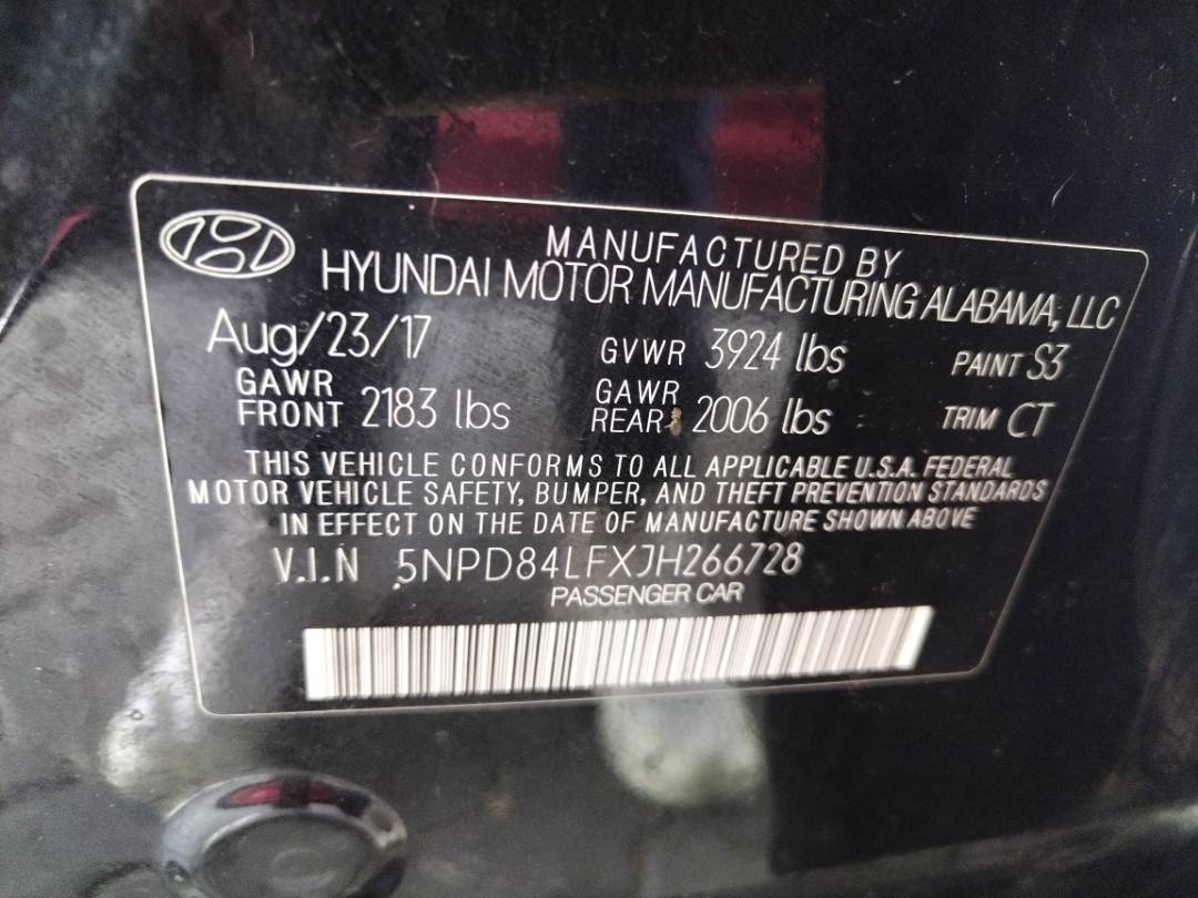 2018 HYUNDAI ELANTRA — 171571 Miles — Lot 62817743 - Marhaba Auctions Used Cars - Image 12